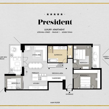 President Apt By Prague Castle, Views Zewnętrze zdjęcie